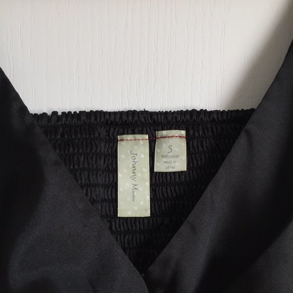 dELiA*s Black Satin Dress - Picture 3 of 8